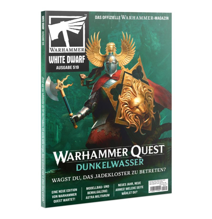 White Dwarf 519 – Warhammer Quest: Dunkelwasser – Regeln, Helden & Abenteuer (Deutsch)