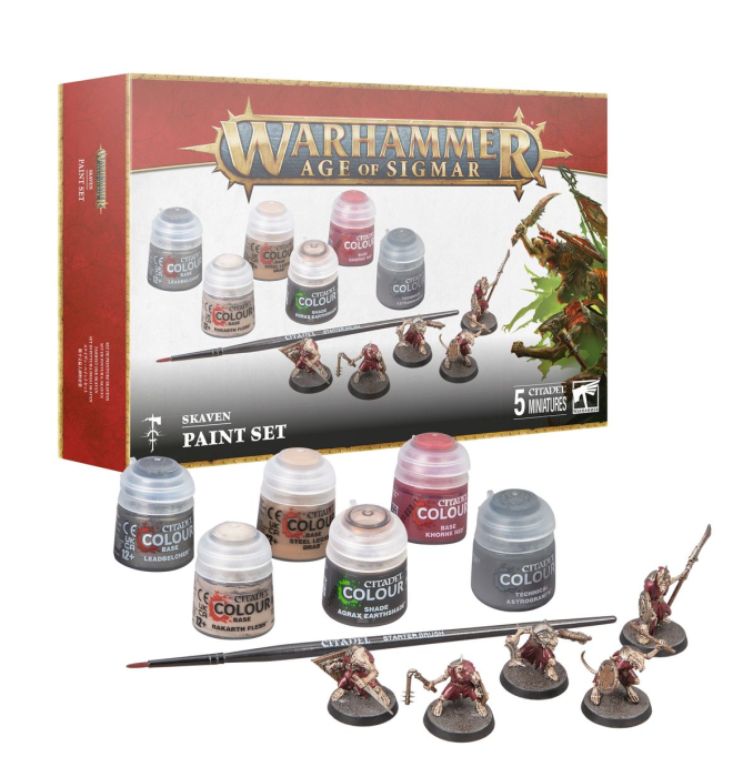 Warhammer®-Age of Sigma: Skaven Paint Set