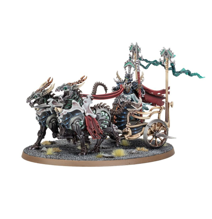 Warhammer®-Age of Sigmar: Ossiarch Bonereapers – Liege-Kavalos on War Chariot