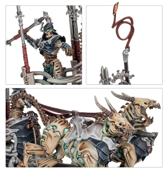 Preview: Warhammer®-Age of Sigmar: Ossiarch Bonereapers – Liege-Kavalos on War Chariot