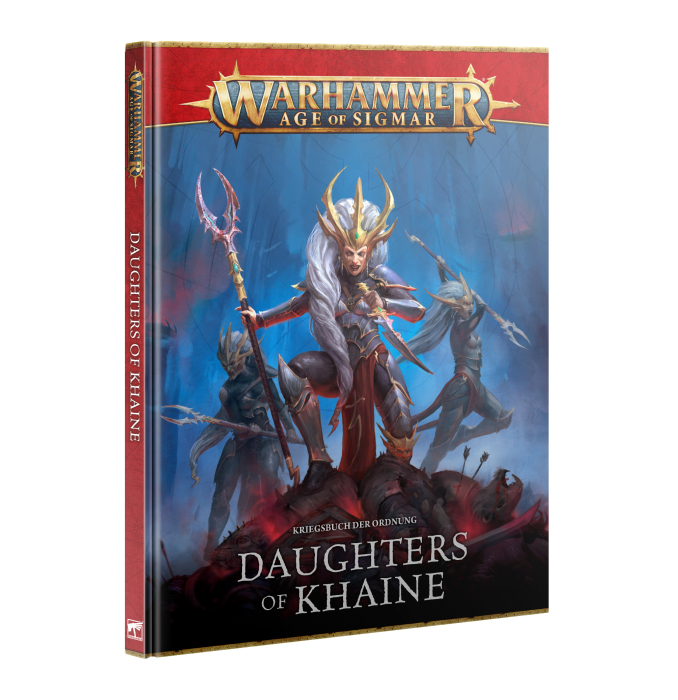 German Battletome Daughters of Khaine 2026 with full rules, lore, and warscrolls for Age of Sigmar. Order now.