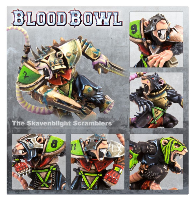 Warhammer - Blood Bowl: Skaven Team - Skavenblight Scramblers
