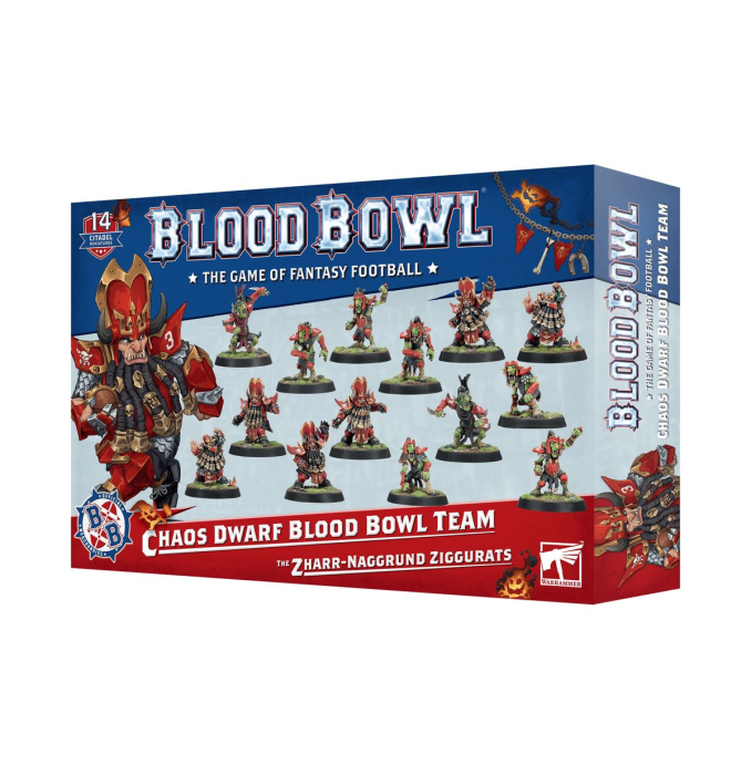 Warhammer - Blood Bowl: Chaos Dwarf Team - The Zharr-Naggrund Ziggurats