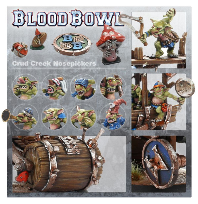 Warhammer - Blood Bowl: Snotlings Team - Crud Creek Nosepickers