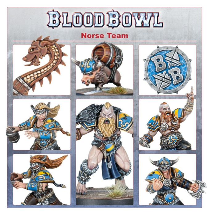 Warhammer - Blood Bowl: Norse Team - Norsca Rampagers
