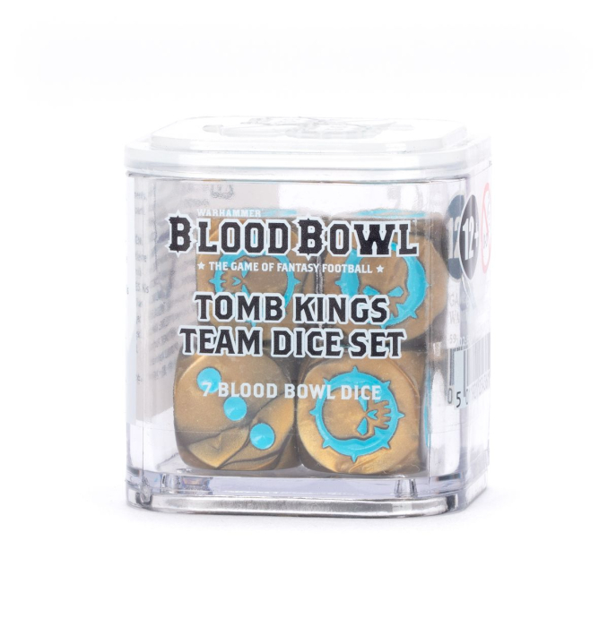 Preview: Warhammer - Blood Bowl: Tomb Kings Team Dice Set