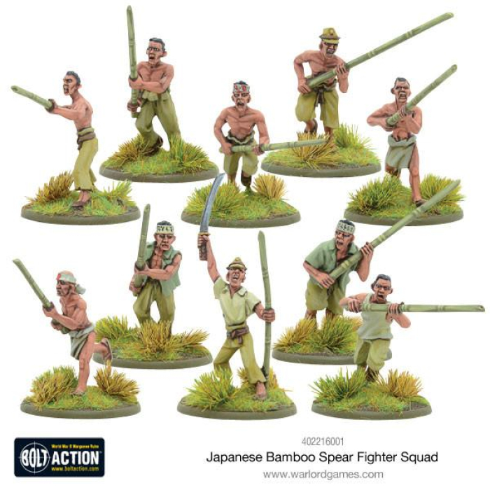 Preview: Bolt Action – Japanische Armee: Japanische Bambusspeerkämpfer-Einheit