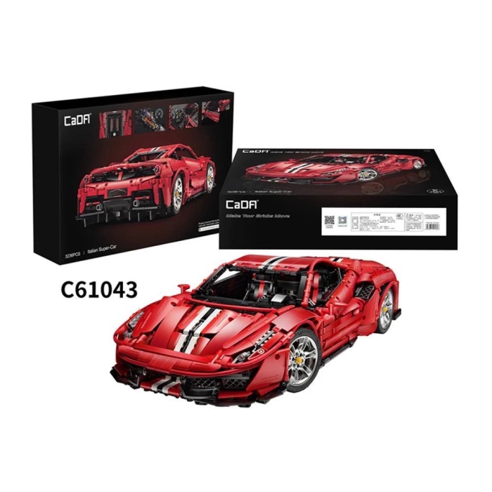 CaDA61042 MASTER Italian Super Car rot 1:8