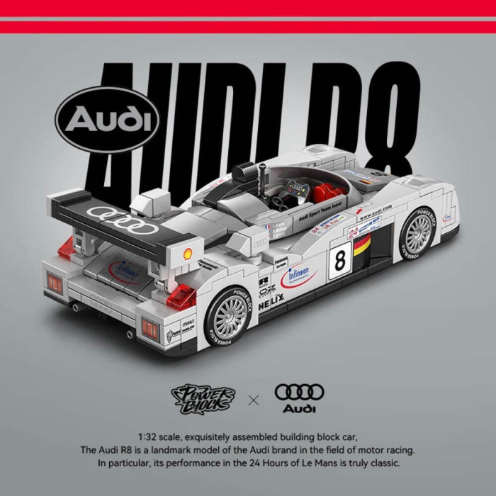 Xinyu - Power Block Audi™ Le Mans R8 | Set PB8813
