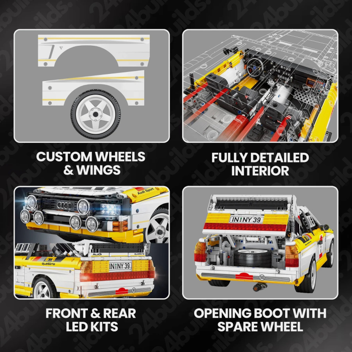 Xinyu - Happy Build Audi™ Sport Quattro S1 Group B 1984 | Set YC-23043