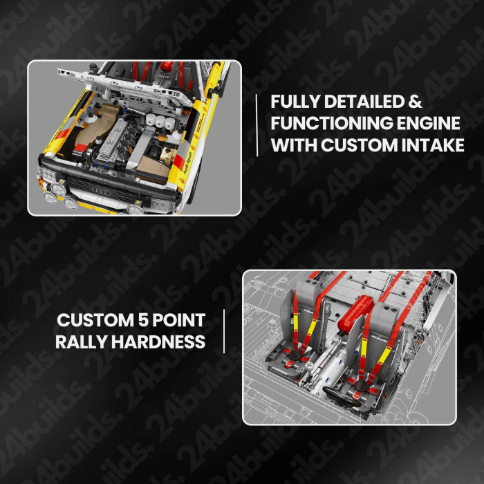 Xinyu - Happy Build Audi™ Sport Quattro S1 Group B 1984 | Set YC-23043