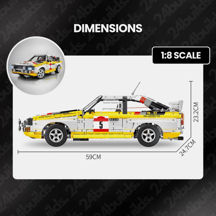 Xinyu - Happy Build Audi™ Sport Quattro S1 Group B 1984 | Set YC-23043