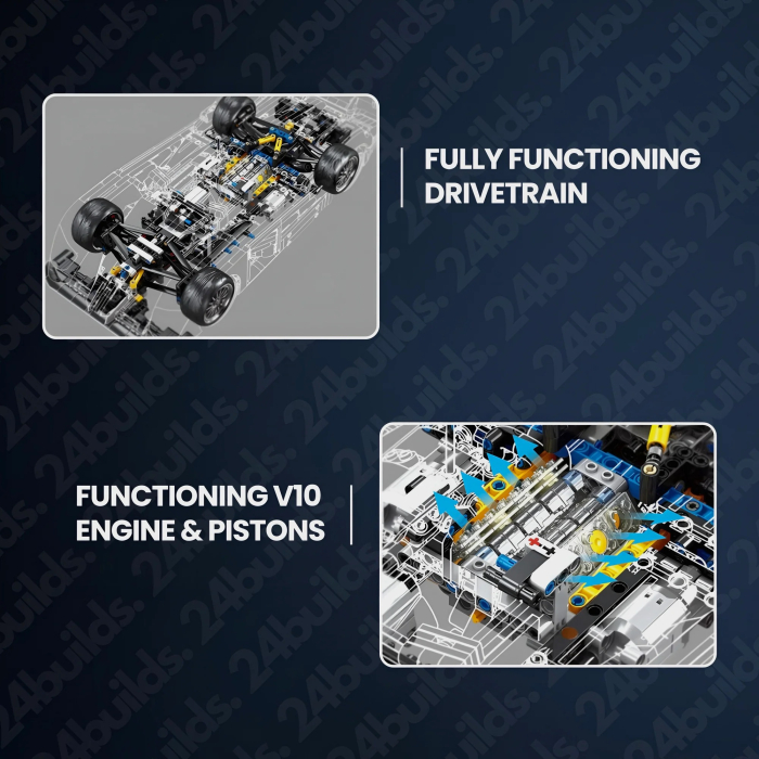 Xinyu – Happy Build Audi™ R8 LM-P | YC-23044