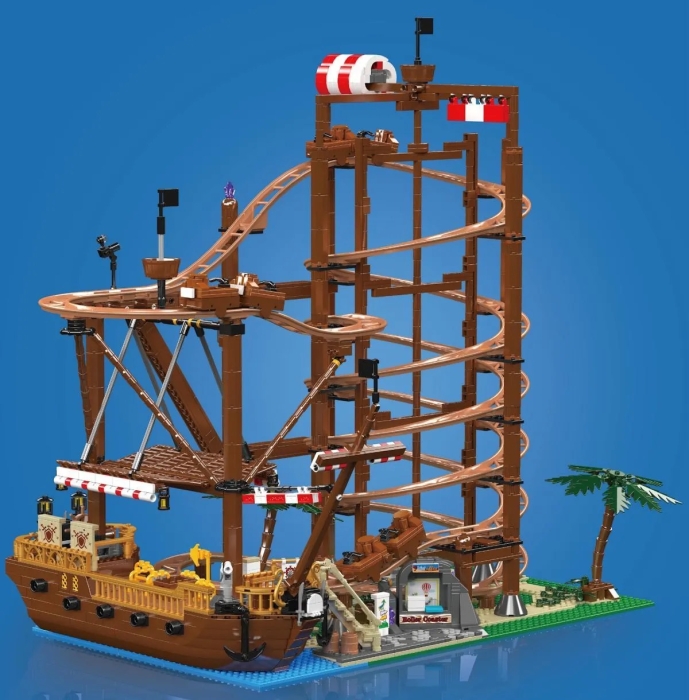 Mould King®11013 - Double Helix Achterbahn - Roller Coaster