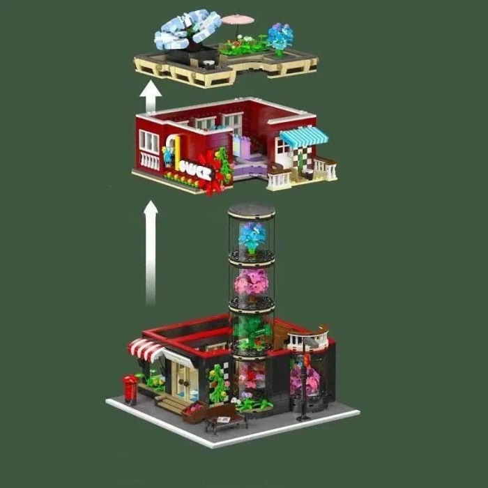 Mould King®16056 - Novatown - Blumenladen