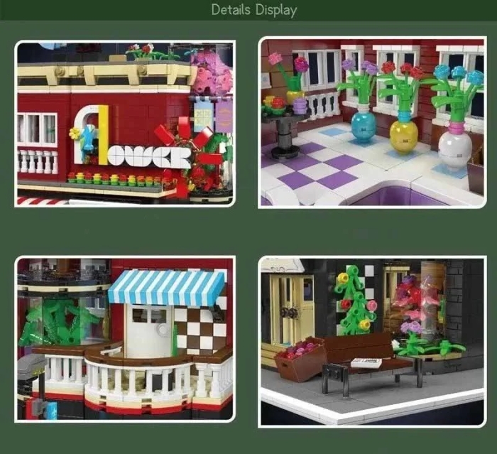 Mould King®16056 - Novatown - Blumenladen