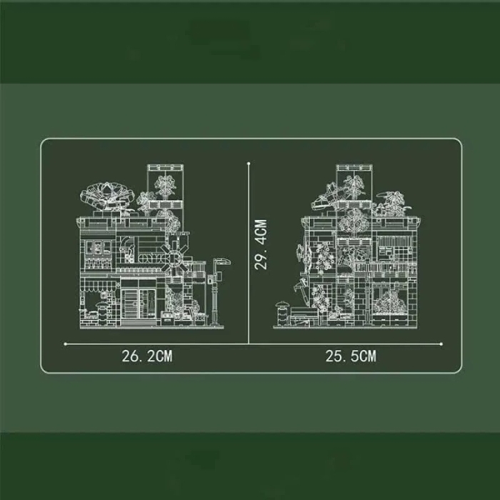 Mould King®16056 - Novatown - Blumenladen