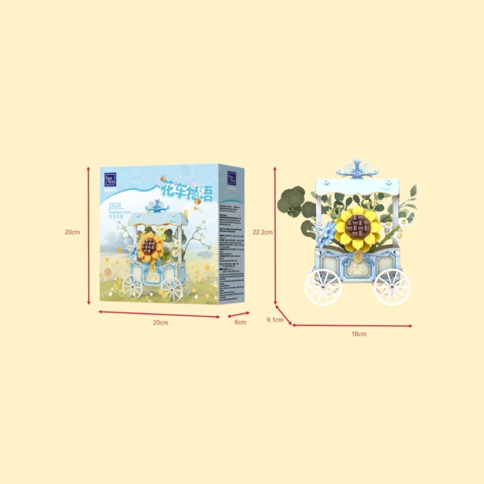 Preview: Pantasy®15026 Sonneblumen-Kutsche - Sunflower Cart