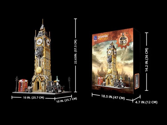 Pantasy® 85008 Steampunk Series- Glockenturm - Clock-Tower