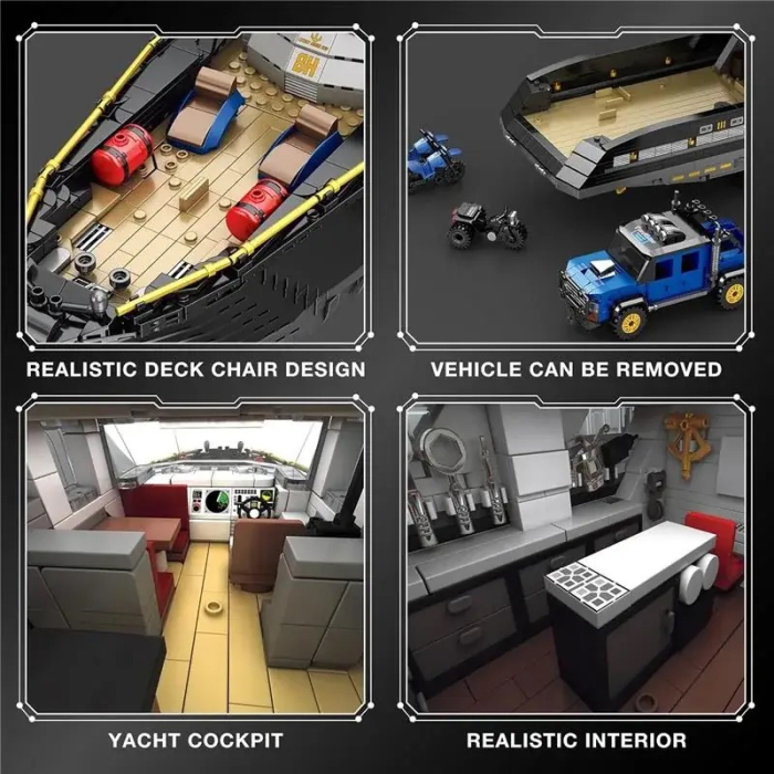 Preview: Reobrix®66103 - Luxuriöse Yacht