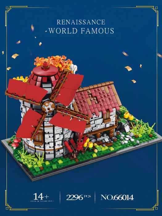 Reobrix®66014 - Mittelalterliche Windmühle