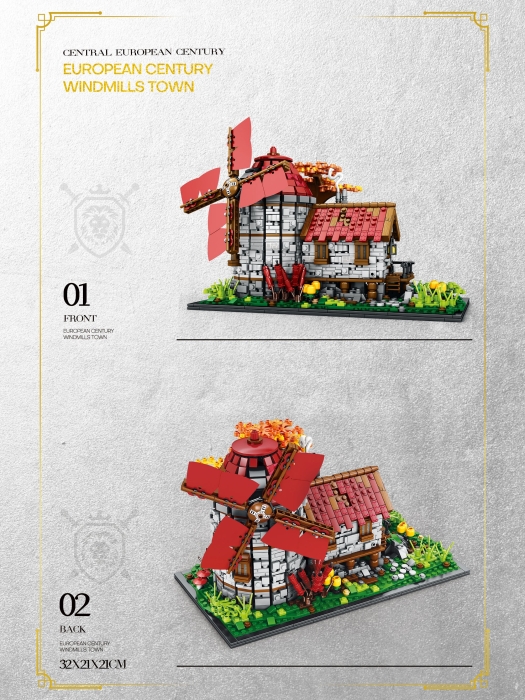 Reobrix®66014 - Mittelalterliche Windmühle