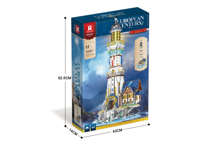 Reobrix®66028 - Mittelalterlicher Leuchtturm - European Century Lighthouse