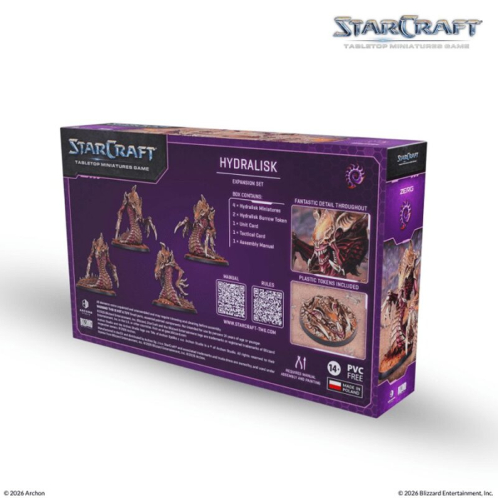 Preview: StarCraft: The Miniatures Game - Zerg - Hydralisk - Expansion Set (EN)