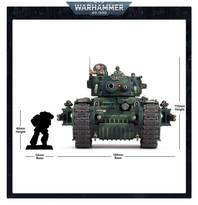 Warhammer®40.000- ASTRA MILITARUM: Rogal Dorn Battle Tank