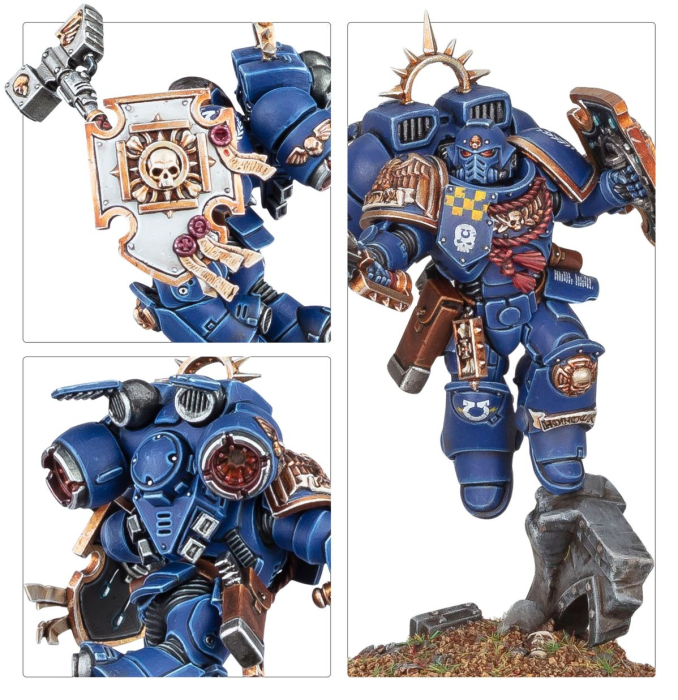 Warhammer®-40.000: Space Marines - Captain with Jump Pack and Relic Shield