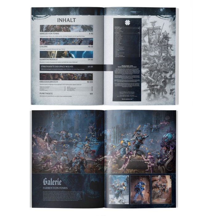 Warhammer®40.000 - Armeeset der Space Wolves (Deutsche Ausführung)