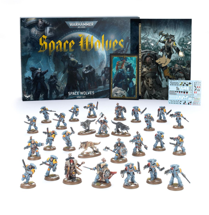Warhammer®40.000 - Armeeset der Space Wolves (Englische Ausführung)