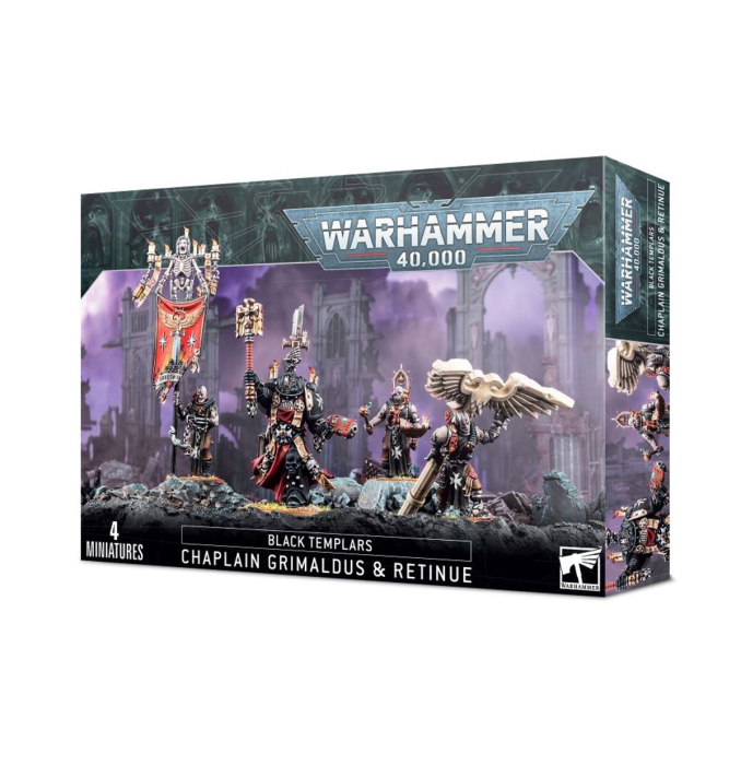 Warhammer®-40.000 - Black Templars: Chaplain Grimaldus & Retinue