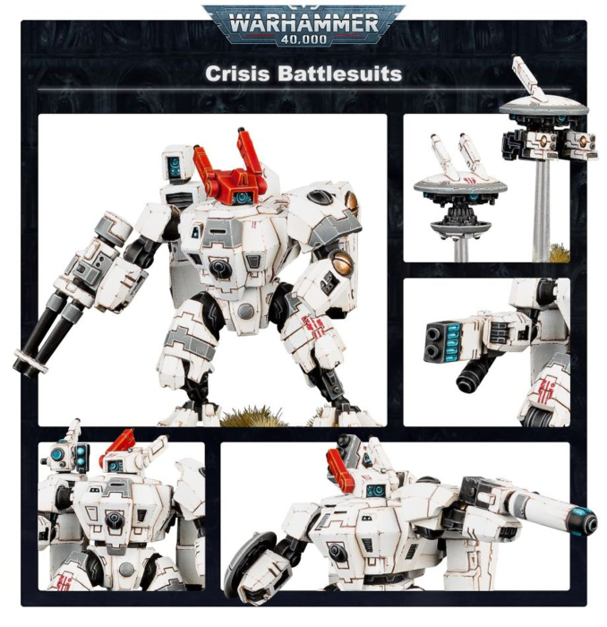Warhammer®-40.000 - T'au Empire: XV8 Crisis Battlesuit Team
