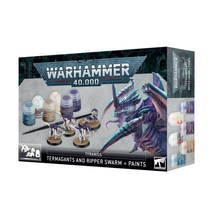 Warhammer®40.000- Tyranids: Termaganten und Absorberschwarm + Farbset