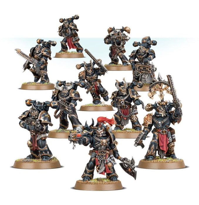Preview: Warhammer®-40.000 - Chaos Space Marines Battleforce: Hellforged Warband