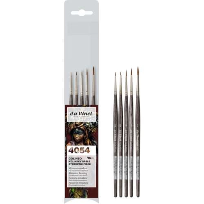 da Vinci - COLINEO Serie 4054 Aquarellpinsel, Miniatur Pinselset