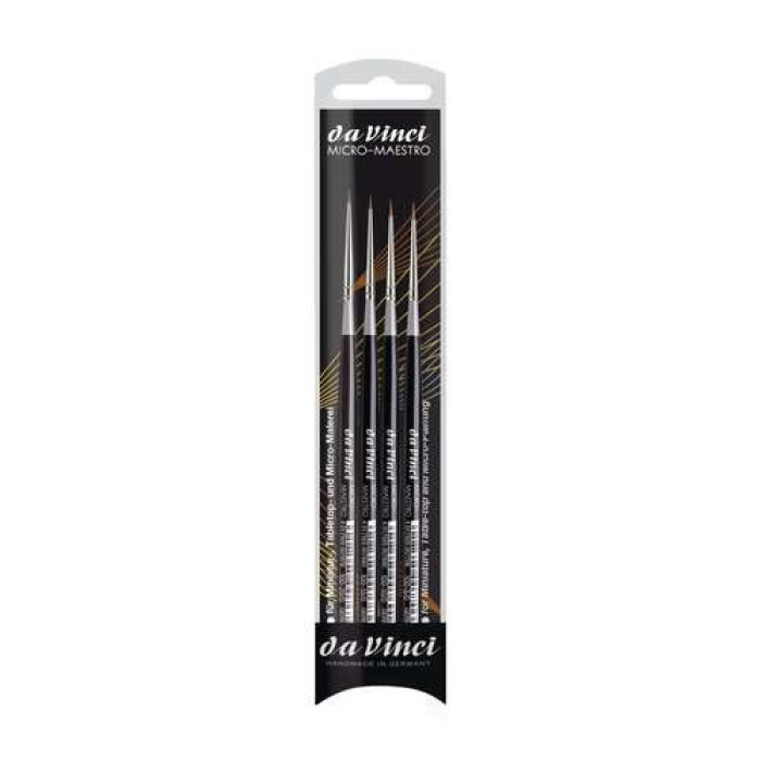 da Vinci - MICRO-MAESTRO Pinselset Serie 100, Rotmarderhaare