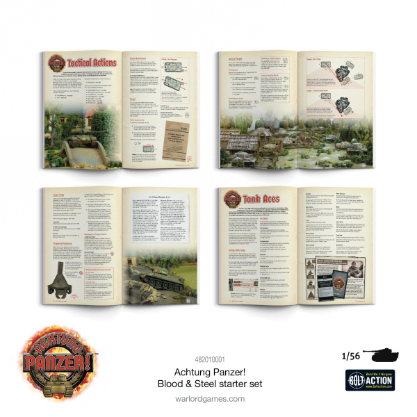 Achtung Panzer! - Blood & Steel - Starter Set (Englisch)