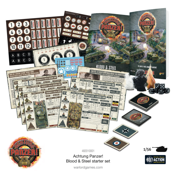 Achtung Panzer! - Blood & Steel - Starter Set (Englisch)