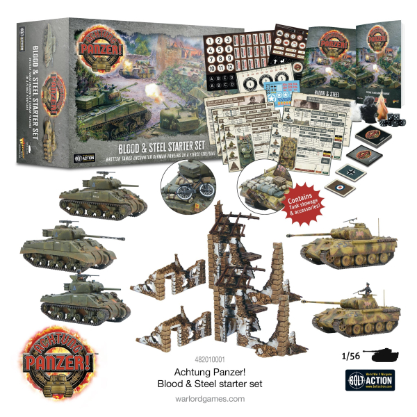 Achtung Panzer! - Blood & Steel - Starter Set (Englisch)