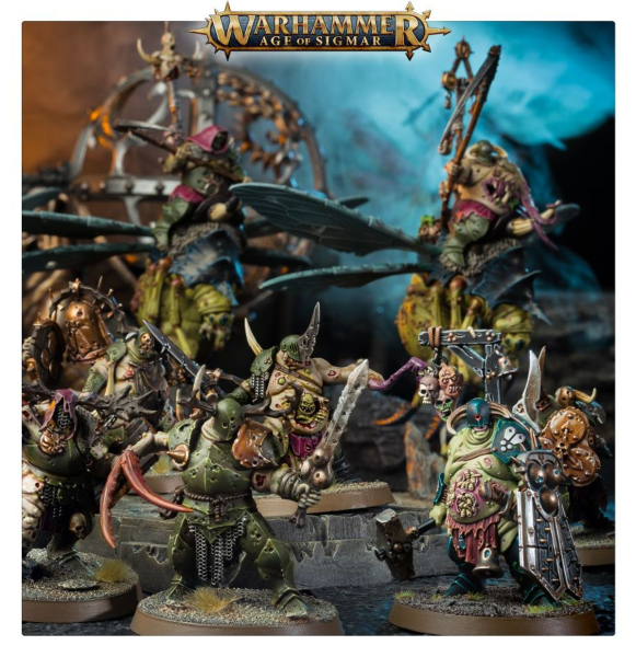 Warhammer®-Age of Sigma: Maggotkin of Nurgle - Putrid Blightkings