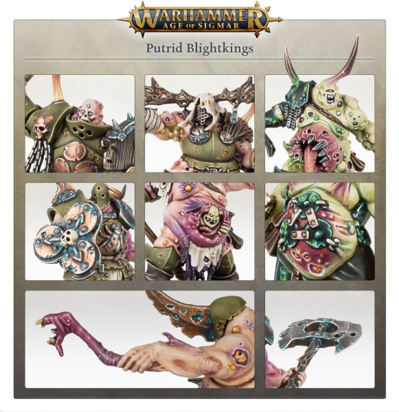 Warhammer®-Age of Sigma: Maggotkin of Nurgle - Putrid Blightkings