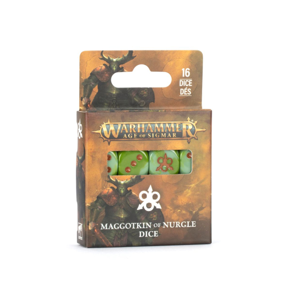 Warhammer®-Age of Sigma - Würfelset: Maggotkin of Nurgle