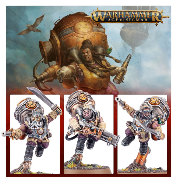 Warhammer®-Age of Sigmar: Kharadron Overlords - Vongrim Harpoon Crew