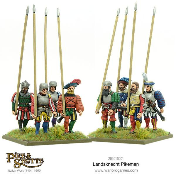 Pike & Shotte - Landsknechts Pikemen