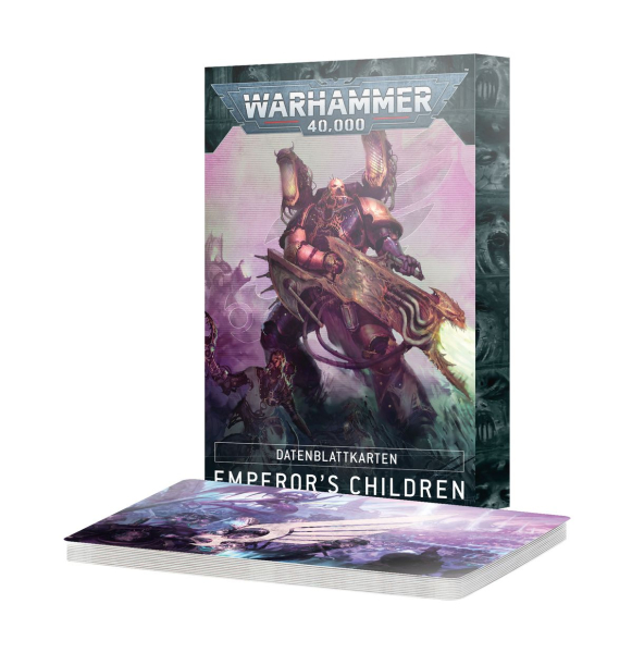 Warhammer®-40.000: Emperor’s Children - Datenblattkarten: Emperor's Children