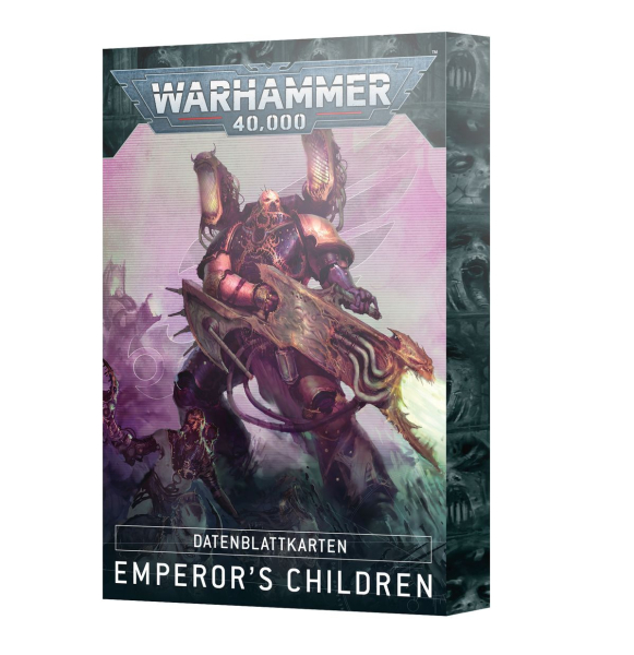 Warhammer®-40.000: Emperor’s Children - Datenblattkarten: Emperor's Children