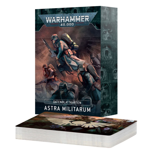 Warhammer®-40.000: Datenblattkarten des Astra Militarum (Deutsch)