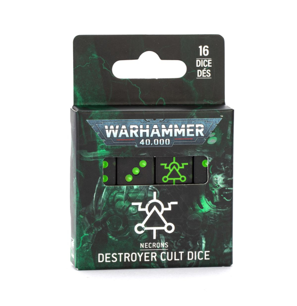 Warhammer®-40.000: Necrons Destroyer Cult Dice